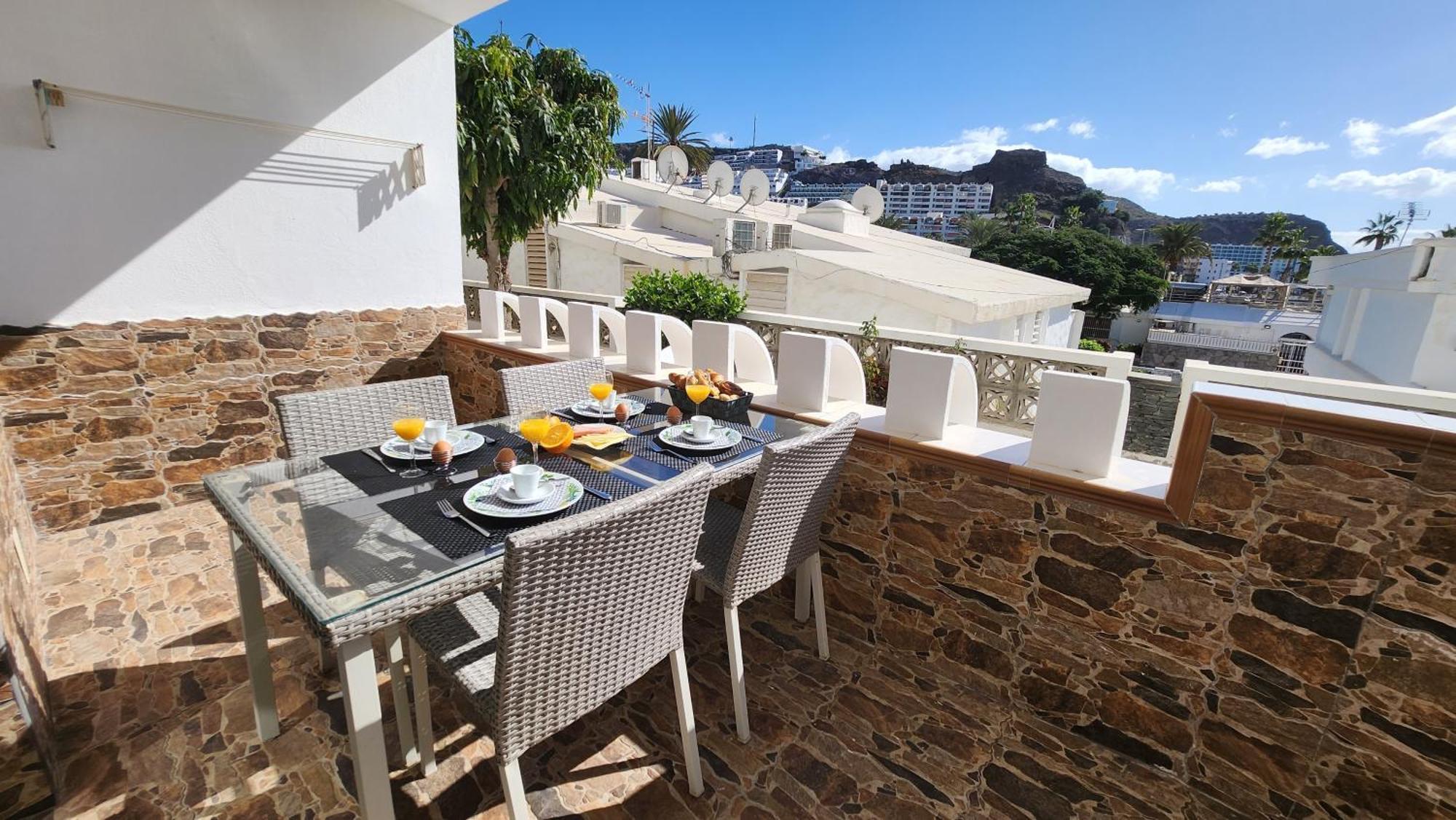 Modern Ground Floor Apartment , A Few Steps From The Beach Mogán 外观 照片
